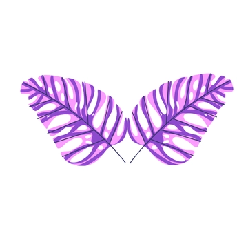 Free Purple Leaves Clipart to Edit Online