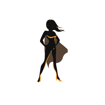 Free Woman Super Hero Clipart to Edit Online