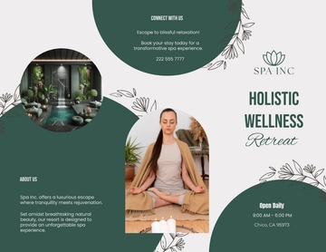 Free Health Spa Brochure Template to Edit Online