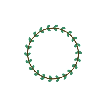 Free Circular Leaves Clipart to Edit Online
