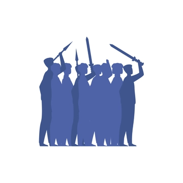 Free Soldiers Silhouette to Edit Online