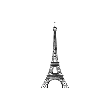 Free Eiffel Tower Drawing Clipart to Edit Online