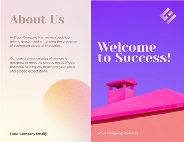 Free Gradient Brochure Template to Edit Online