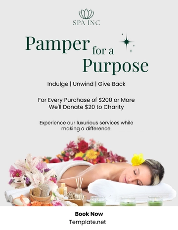 Free Spa Campaign Flyer Template to Edit Online