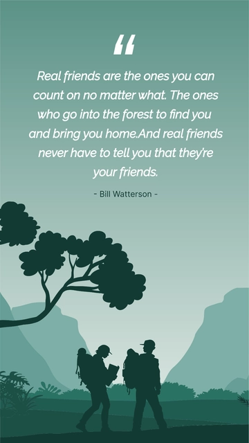 Free Friendship Day Special Quote Template to Edit Online