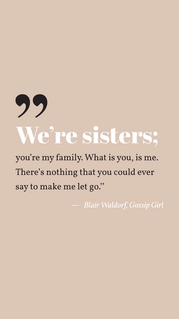 Free Friendship Day for Sister Quote Template to Edit Online