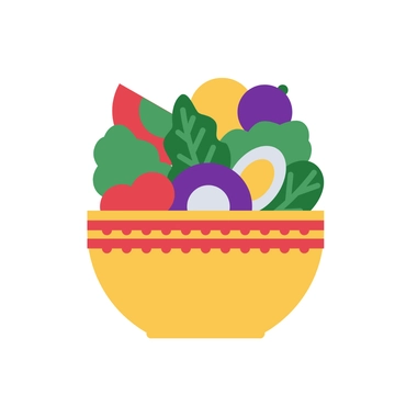Free Vegetable Bowl Clipart to Edit Online