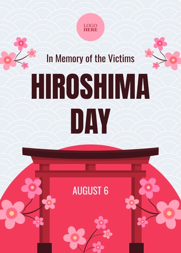 Free Hiroshima Day Greeting Card Template to Edit Online