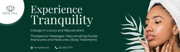 Free Spa Advertising Billboard Template