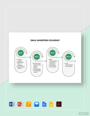 Email Marketing Roadmap Template Email Marketing Roadmap Template