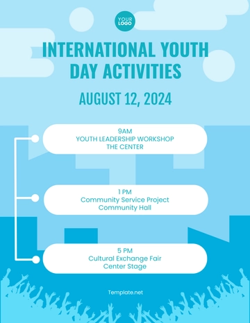 Free International Youth Day Activities Template to Edit Online