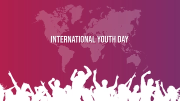 Free International Youth Day Background Template to Edit Online