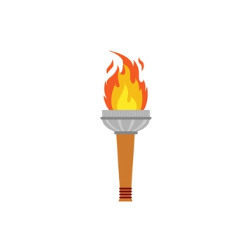 Free Olympics Torch Clipart to Edit Online