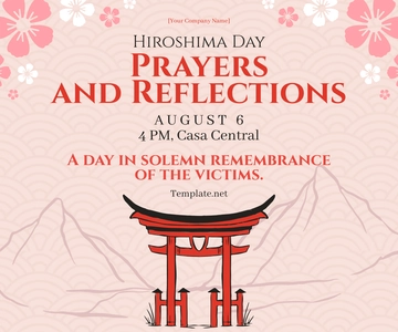 Free Hiroshima Day Event Banner Template to Edit Online Free Hiroshima Day Event Banner Template to Edit Online