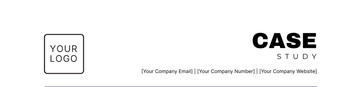 Free Default Case Study Header Template to Edit Online
