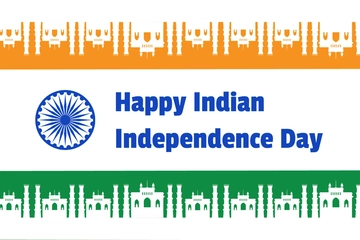 Free India Independence Day Post Card Template to Edit Online