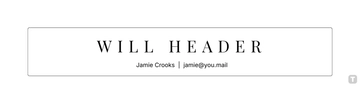 Free Default Will Header Template to Edit Online