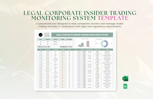 Legal Corporate Insider Trading Monitoring System Template Legal Corporate Insider Trading Monitoring System Template