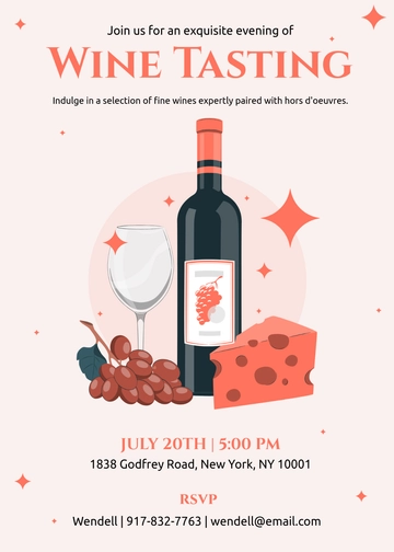 Wine Tasting Event Invitation Template - Edit Online & Download Wine Tasting Event Invitation Template - Edit Online & Download