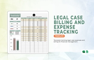 Legal Case Billing and Expense Tracking Template