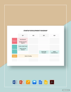 Startup Development Roadmap Template