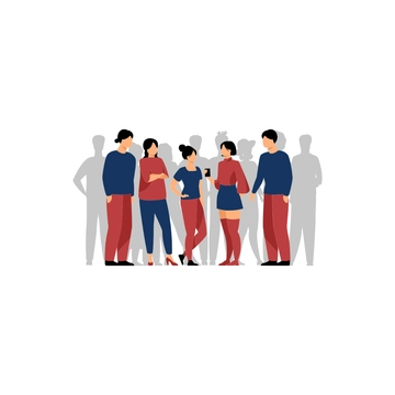 Free Crowd Of People Clipart to Edit Online