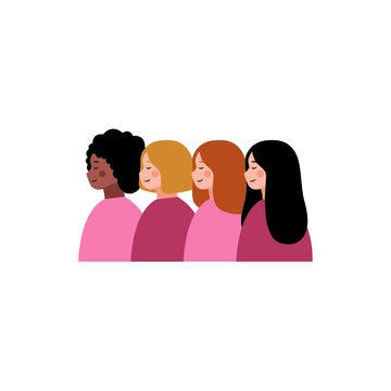 Free Happy Diverse People Clipart to Edit Online