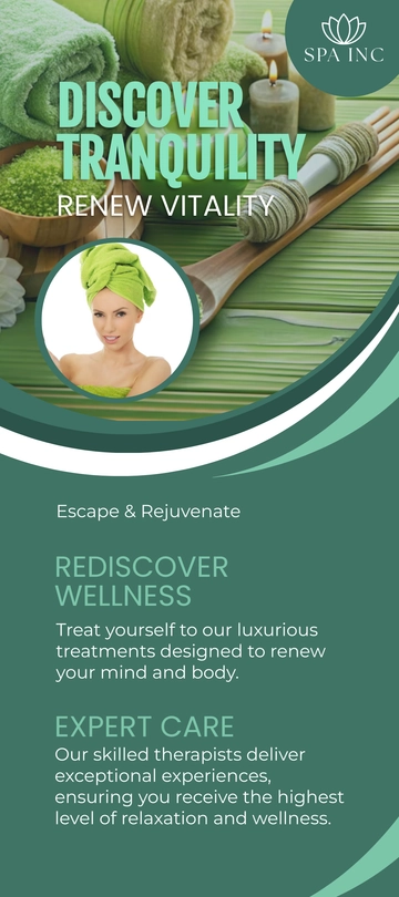Free Spa Marketing DL Card Template