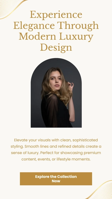 Free Luxury Instagram Story Template to Edit Online