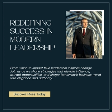 Free Luxury LinkedIn Post Template to Edit Online