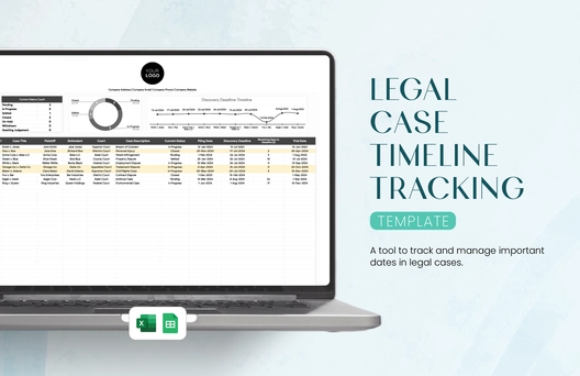 Legal Case Timeline Tracking Template