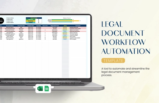 Legal Document Workflow Automation Template