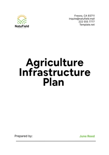 Free Agriculture Infrastructure Plan Template to Edit Online