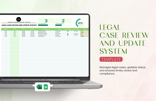 Legal Case Review and Update System Template