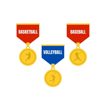Free Sports Medal Clipart to Edit Online