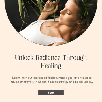 Free Spa Linkedin Post Template to Edit Online