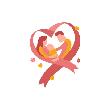 Free Parents Day Ribbon Clipart to Edit Online