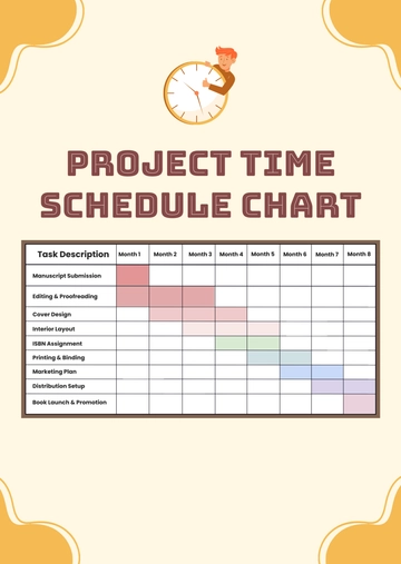 Free Project Time Schedule Chart Template to Edit Online