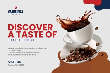 Free Cafe Ad Banner Template to Edit Online