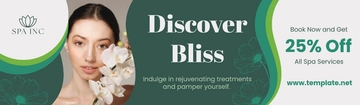 Free Spa Billboard Banner Template to Edit Online