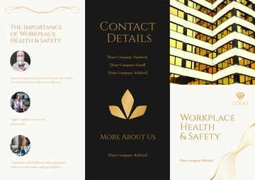 Free Luxury Pamphlet Template to Edit Online