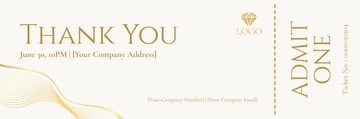 Free Luxury Tickets Template to Edit Online