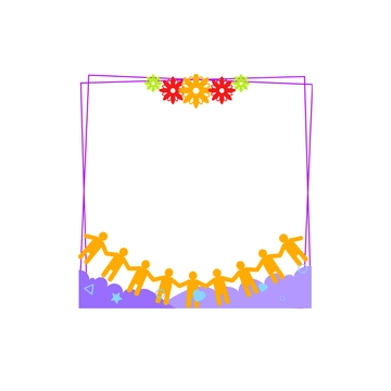 Free Friendship Day Frame Clipart to Edit Online