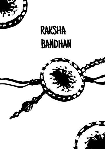 Free Raksha Bandhan Watercolor Drawing Template to Edit Online