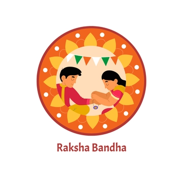 Free Raksha Bandhan Clipart Template to Edit Online