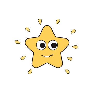 Free Star Sticker Clipart to Edit Online