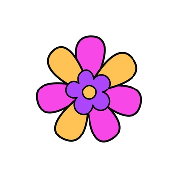Free Flower Sticker to Edit Online