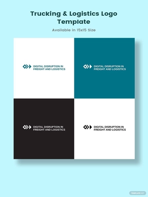 Trucking Logistics Logo Template