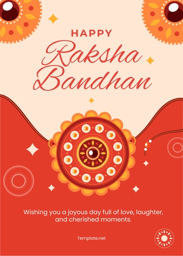 Free Happy Raksha Bandhan Wishes Template to Edit Online