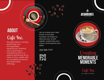 Free Cafe Event Brochure Template to Edit Online